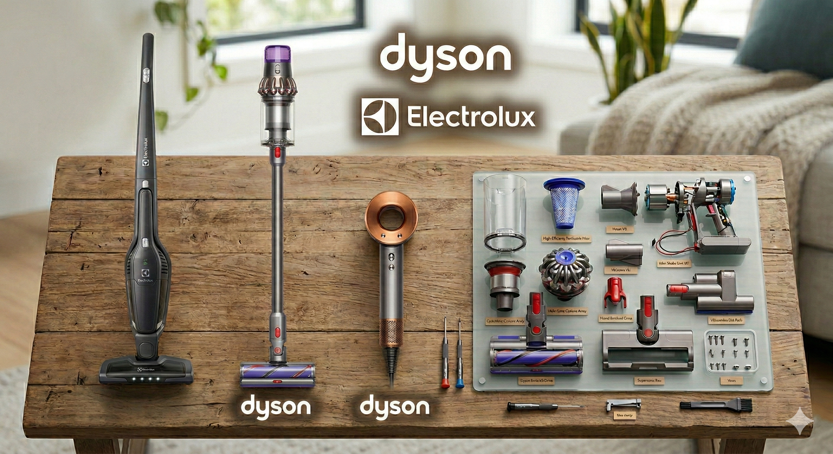 Dyson 與 伊萊克斯 品牌維修