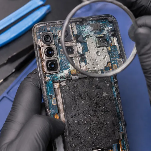 Android 手機泡水檢測示意