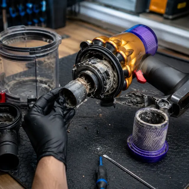 Dyson 吸塵器維修示意