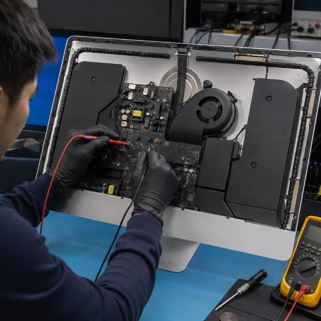 iMac 電源檢修示意