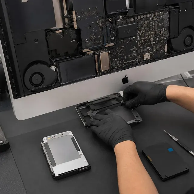 iMac SSD 升級示意