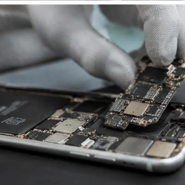 iPhone 主機板維修示意