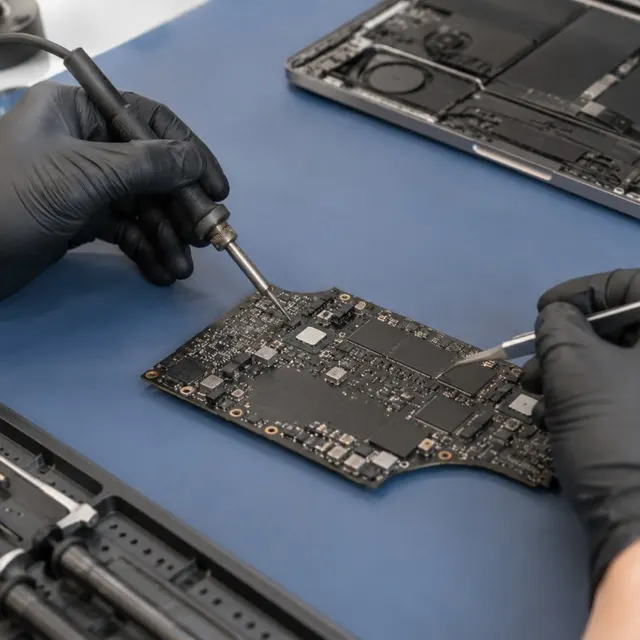 MacBook 主機板維修示意